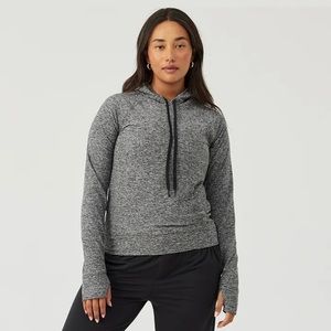Outdoor voices CloudKnit Hoodie in Heather Grey